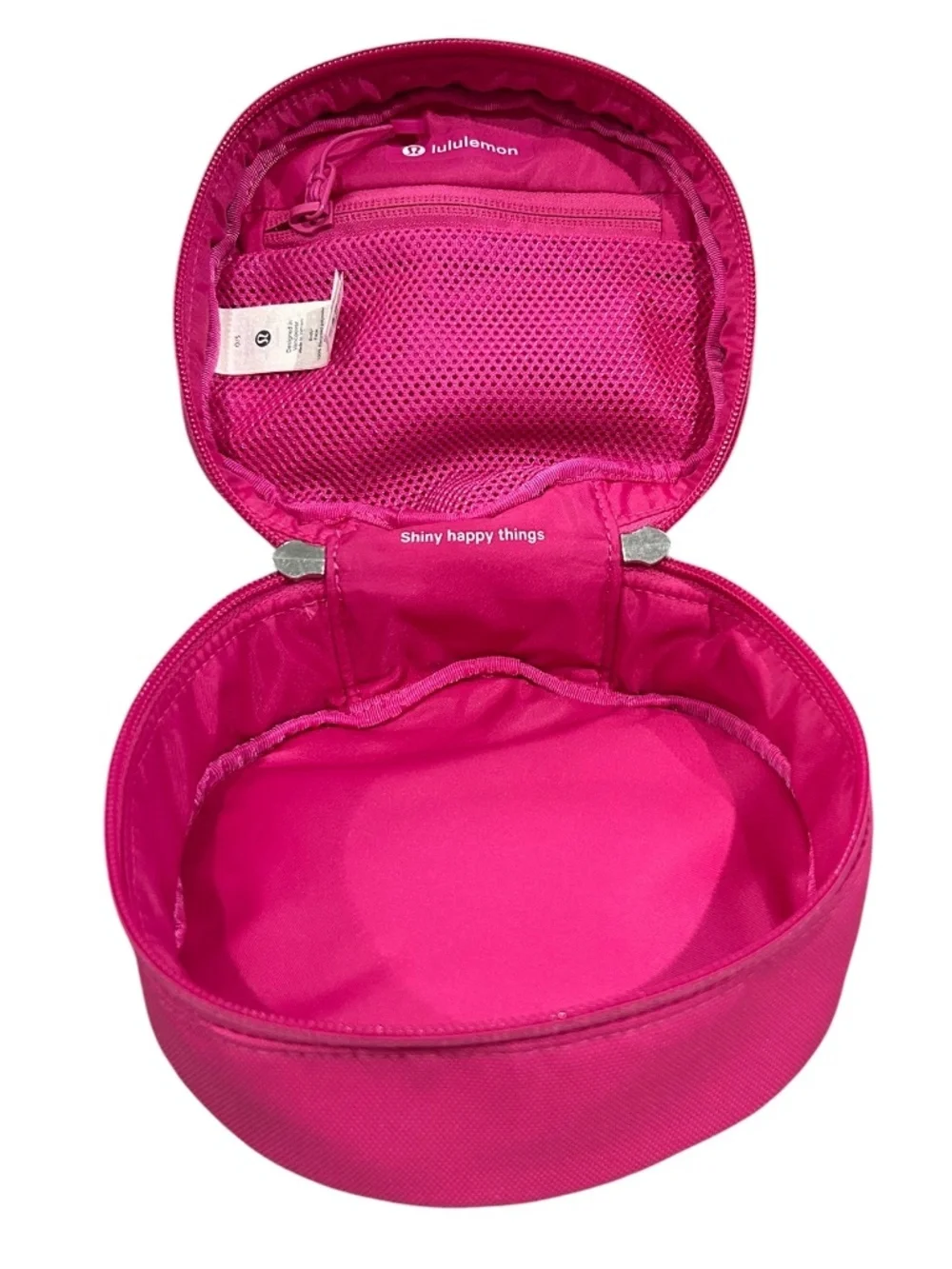 Lululemon Daily Essentials Mini Pouch In Pink Round Zip-Up NWT